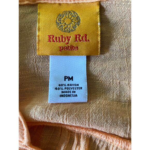 Lot of 2 Ruby Rd. Petite Medium tops - Picture 4 of 7